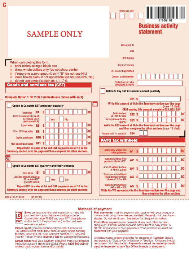 Australia GST And BAS Reporting Guide