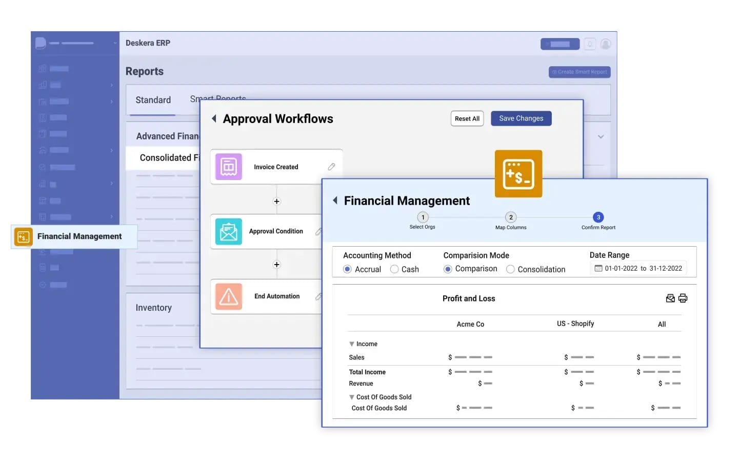 Deskera ERP Can Help Streamline Financial Management