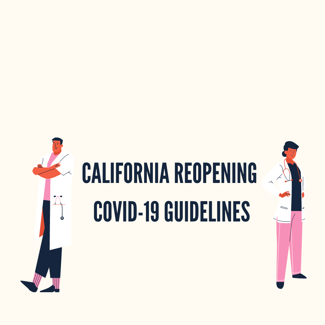 California Guidelines for Safe Reopening During Covid19