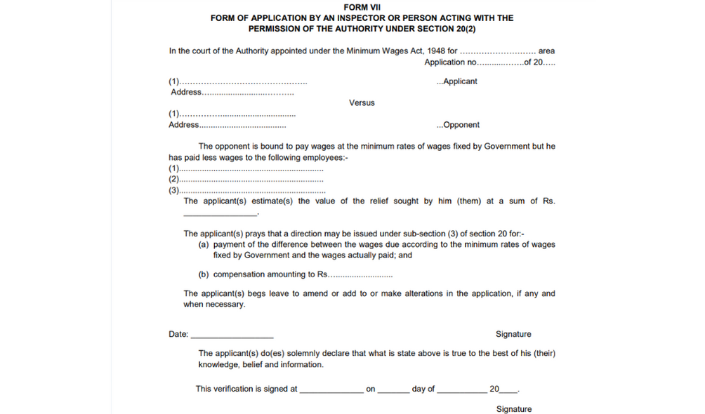 Punjab Minimum Wages Rules, 1960