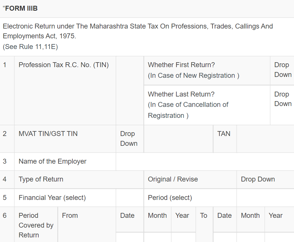 Statutory Compliance Calendar for Maharashtra