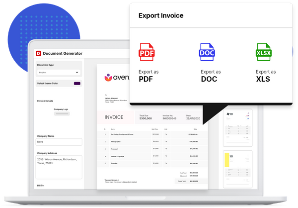 Sharing a Commercial Invoice