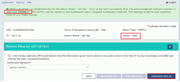 GSTR 11: Return Filing, Format, Eligibility & Rules