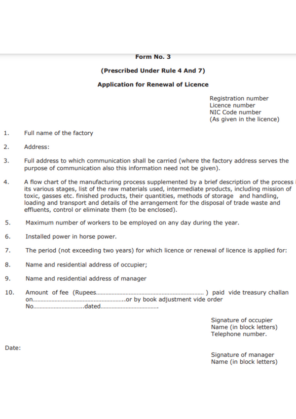 Gujarat Factories Rules, 1963 - Forms (Part 2)