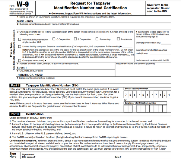 How to Download withholding W-9 form for contractors in Deskera People?